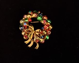 Christopher Radko wreath pin