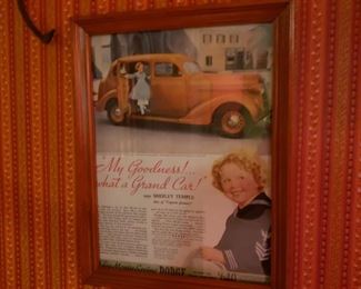 Shirley Temple Dodge advertisement