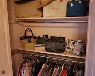 Vintage women's clothing, sizes large, purses fit all sizes :)