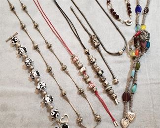 Pandora, John Hardy and others sterling jewelry