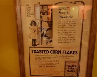 Vintage corn flakes sign