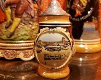 Small vintage German beer stein