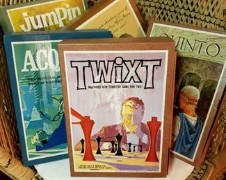 Twixt, Quinto, Jumpin and other games