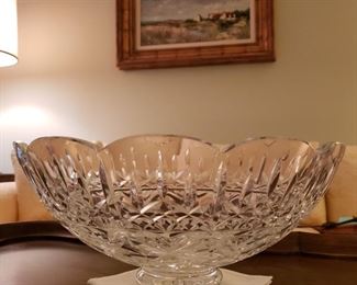 Waterford crystal centerpiece bowl