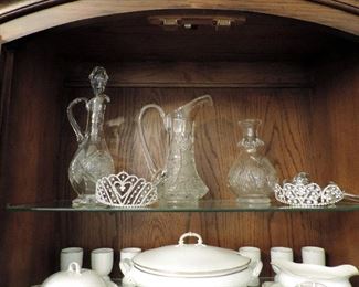 CRYSTAL, CHINA AND RHINESTONE CROWNS