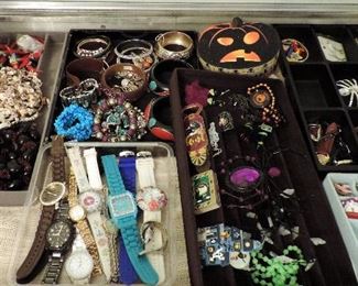WATCHES AND COSTUME JEWELRY