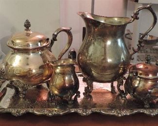 SILVER PLATE COFFEE SET