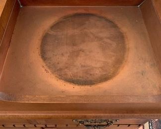 Vintage Dry Sink w Copper Base