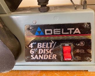 Delta 4" Belt 6" Disc Sander