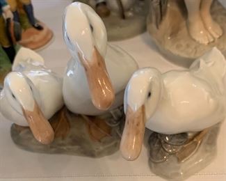 Vintage Royal Copenhagen #1192 and #2128 Danish Porcelain Duck