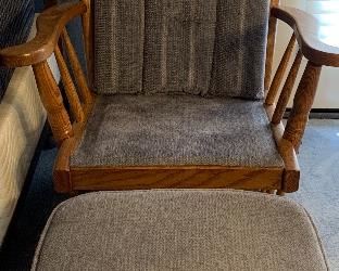 Glider Chair and Ottoman