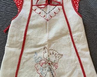 Vintage Child's Apron So Cute!