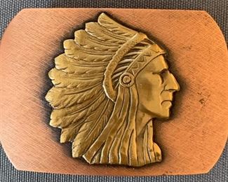 Copper Belt Buckle Bien Mur Indian Market Center