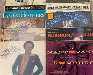 Vinyl: Lou Rawls, Burt Bacharach, Ames Bros...