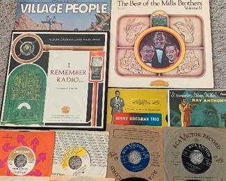 Vinyl...Village People, Mills Bros, ...