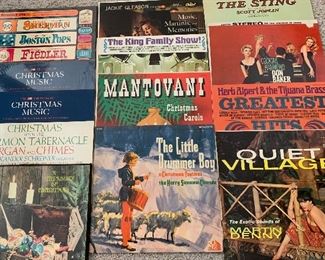 Vinyl...Christmas, The Sting, Martin Benny, Herb Albert...