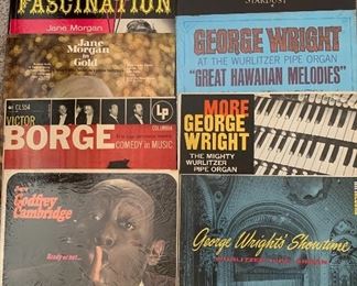 Vinyl...George Wright, Victor Borge, Willie Nelson...
