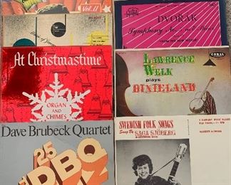 Vinyl...Pearl Bailey, Dave Brubeck, Pete Fountain, Lawrence Welk, Guy Lombardo...