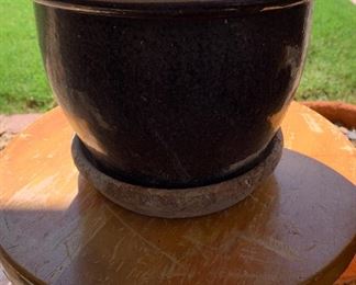 Flower Pot, Vintage Stool