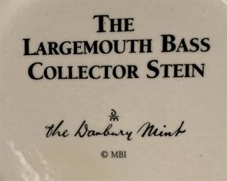 The Largemouth Bass Collector Stein Danbury Mint