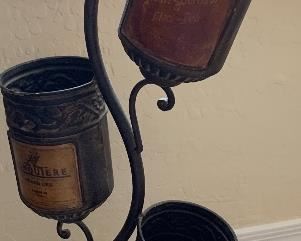 Metal Flower Multi Vase