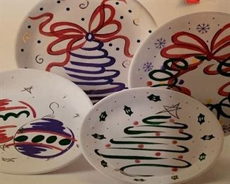 Christmas Appetizer Plates