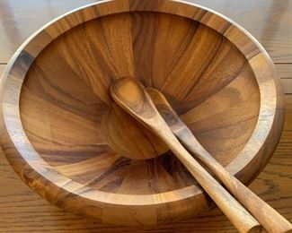 Dansk Salad Bowl and Servers