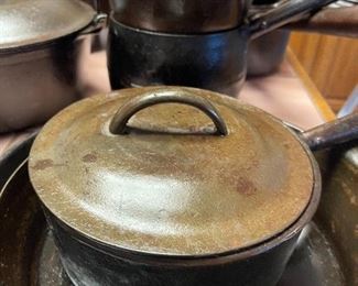 Vintage Long Handle Cast Iron 