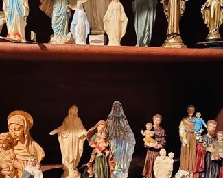 Over 100 Religious Items, Statuary, Crucifix’s etc 