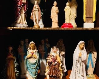 100’s of Religious Statues - Most Vintage