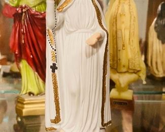 Lovely Our Lady of Fatima Porcelain Statue
