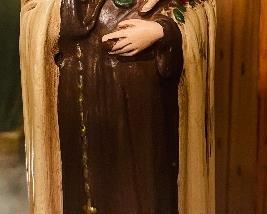 The Flower of Jesus Vintage Statue
