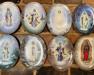 Set of (8) Visions Of Our Lady
 Our Lady of  Lourdes” by
Hector Garrisons 