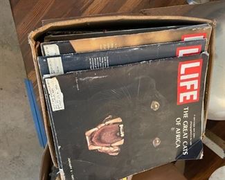 . . . a box full of vintage Life magazines