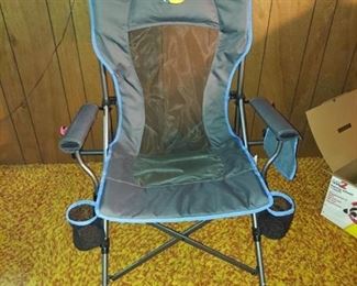 Bass Pro Shops Chair with Rod Holders