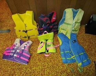 Assorted Life Jackets
