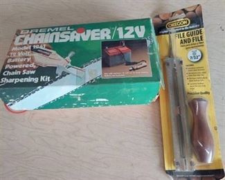 Chainsaw Sharpener and File