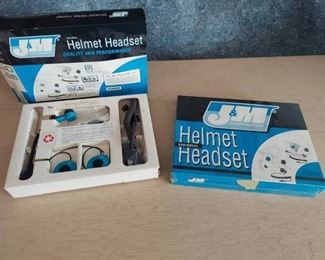 2 helmet headsets