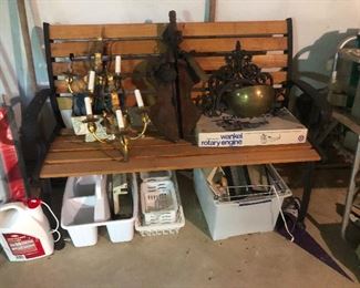 Ooooh I want that chandelier on the left