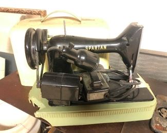 vintage spartan singer sewing machine
