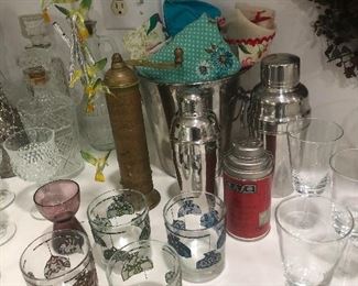 Cool vintage barware still contains Dean Martin's DNA! (Probably!)