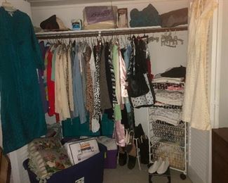 Look at all this vintage clothing!