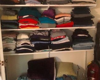 folded stuff, waiting for you to unfold, so that I can refold