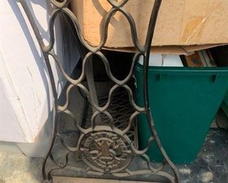 treadle base sewing machine