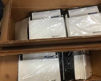 vintage floppy disk operating programs, looks like they have never been opened