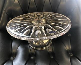 waterford crystal cake stand