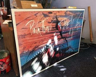 pink floyd the wall large framed art