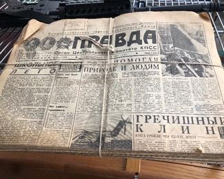 Vintage school newspapers