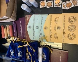 Currency uncirculated collectors coins bills
 