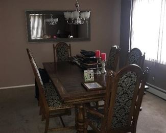 Dining table and chairs